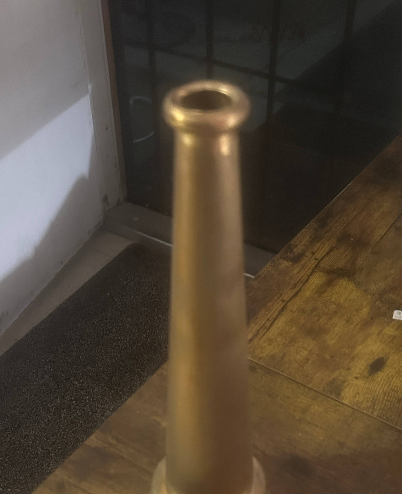 Vintage Brass Fire Hose Nozzle