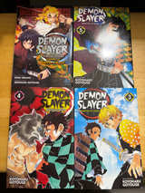 Demon Slayer Manga Lot Vol 3 4 5 + Stories of Water and Flame VIZ English - Image 1