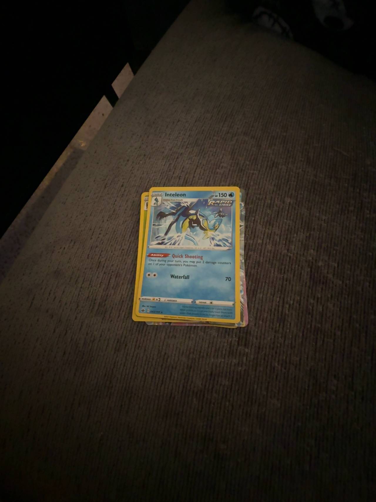 Pokemon Inteleon Platinum Lightning Holo #AR6