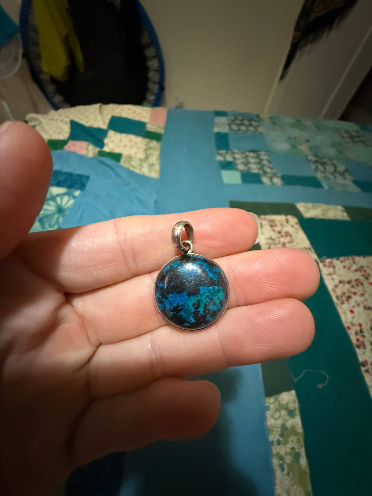 Chrysocolla Pendant