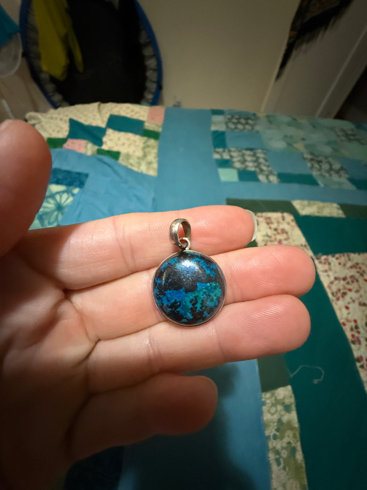 Chrysocolla Pendant