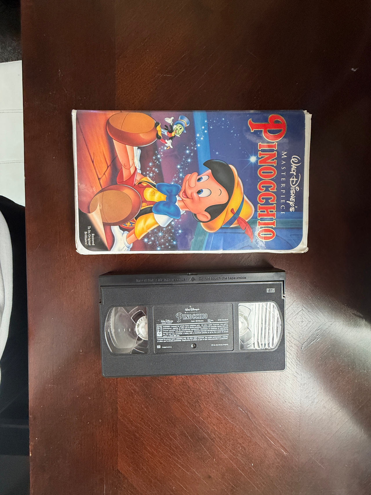 Pinocchio VHS (Walt Disney Masterpiece Collection)