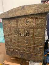 Vintage Indian Brass Embossed Dowry Chest (Pitara) - Image 2
