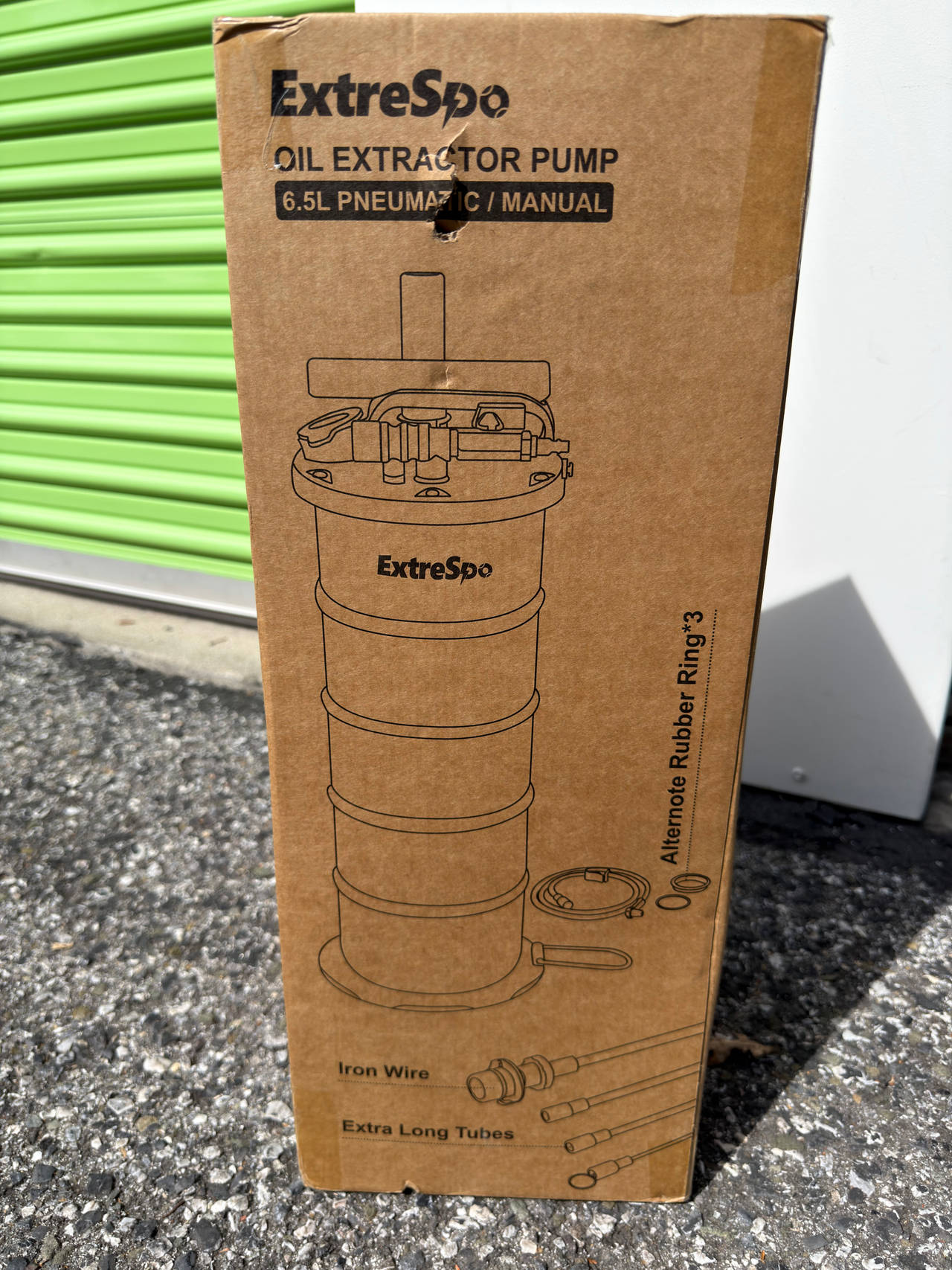 ExtreSpo 6.5L Pneumatic/Manual Oil Extractor Pump
