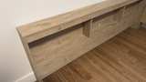 Full size junior bed frame with built-in shelves - Image 6