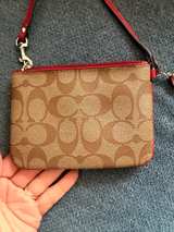 Coach Corner Zip Wristlet in Signature Canvas - Image 3