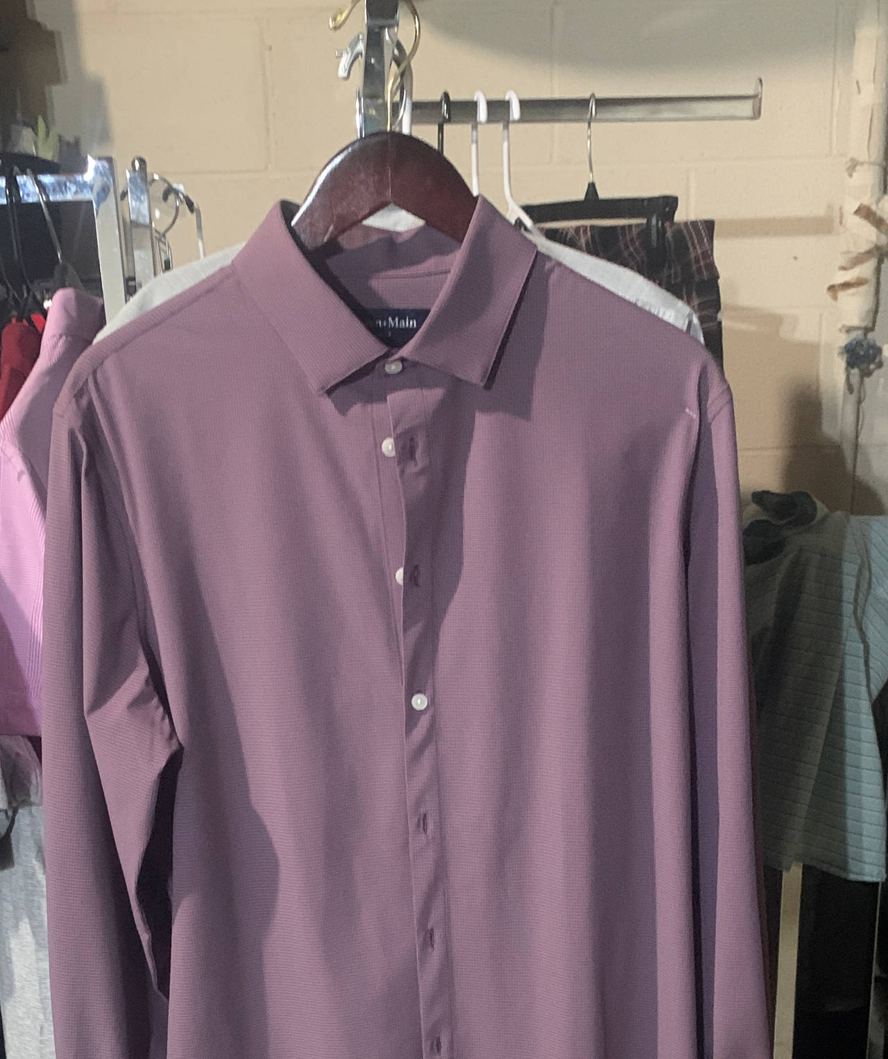 Mizzen+Main Performance Dress Shirt SIZE LARGE