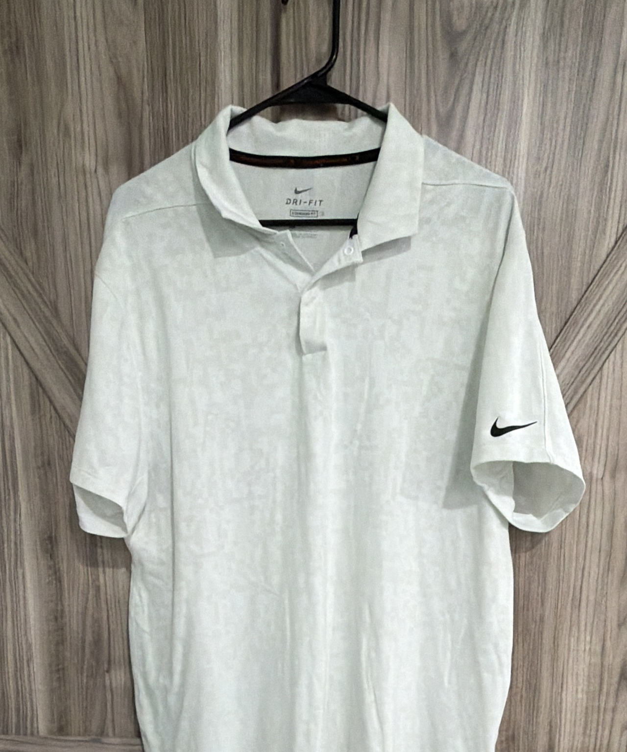 Nike Dri-FIT Golf Polo Shirt Size Large Tiger Woods Edition
