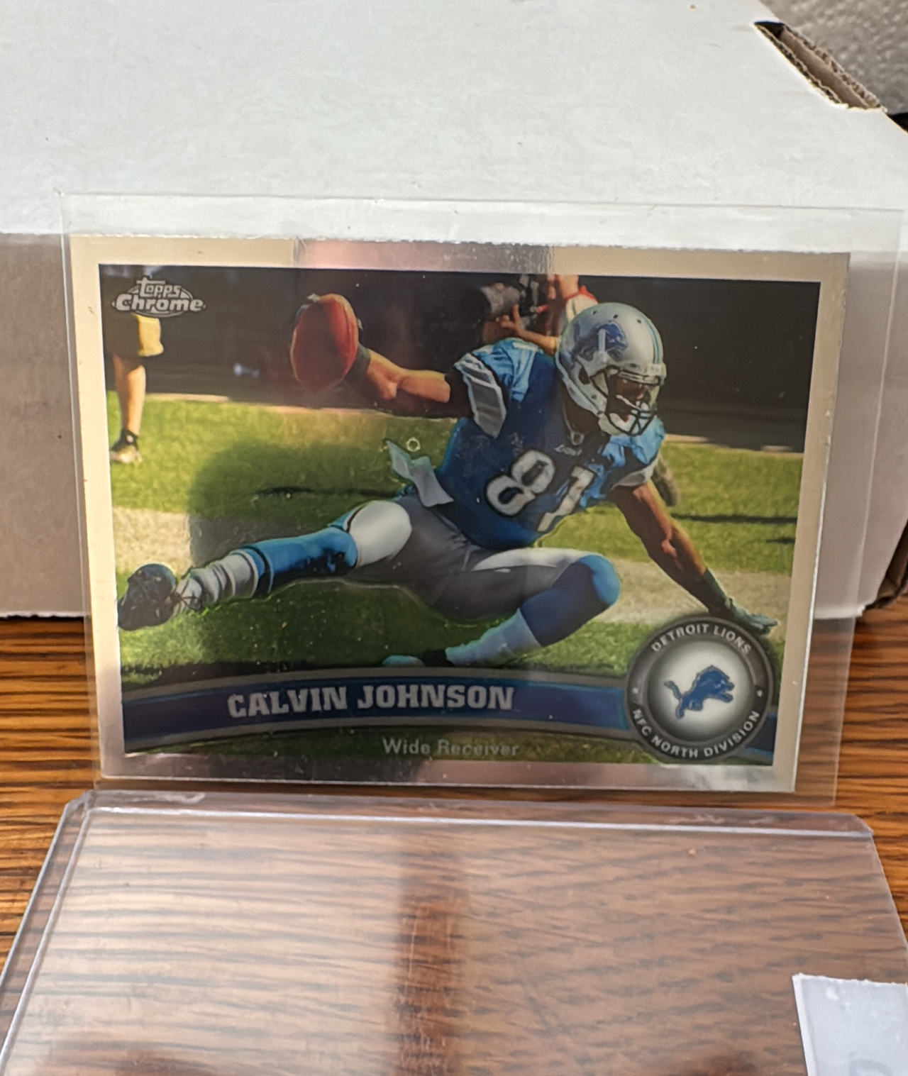 2011 Topps Chrome Calvin Johnson #100 Refractor
