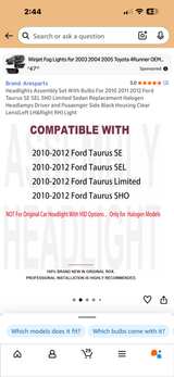 Spec-D Tuning Black Smoked Projector Headlights for Ford Fusion 2010-2012 - Image 3