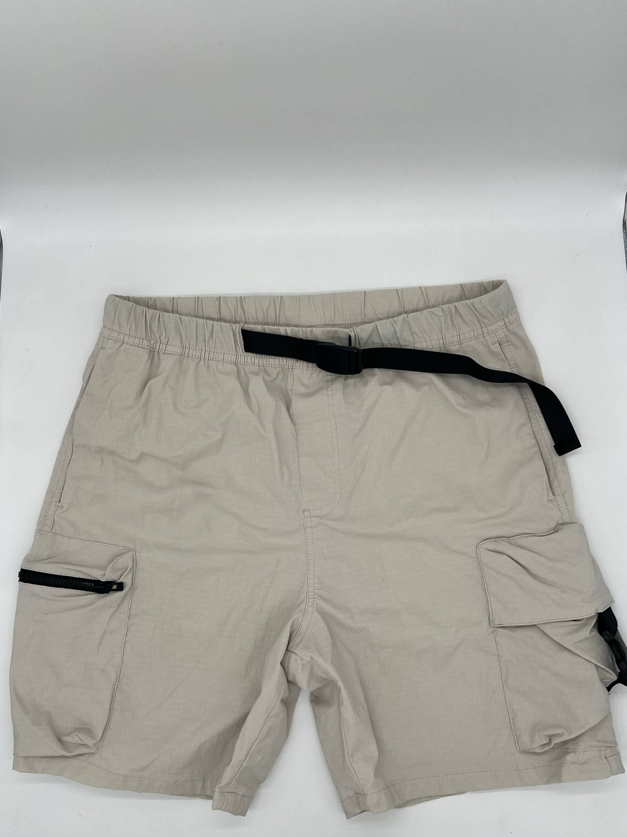 Cotton On Body Activewear Range Cargo Utility Shorts Men’s M Beige Belted