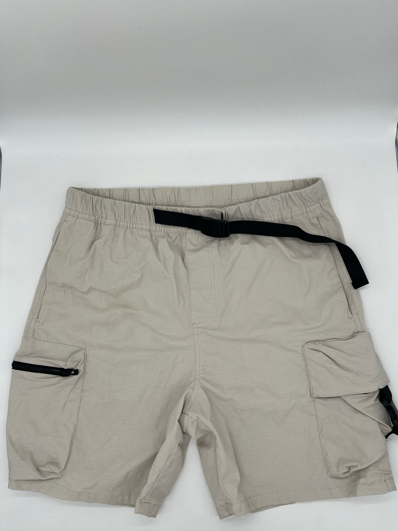 Cotton On Body Activewear Range Cargo Utility Shorts Men’s M Beige Belted