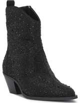 Jessica Simpson Oviedo 2 Black Rhinestone Western Ankle Boots - Image 3