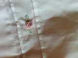 Feltman Bros Pink Smocked Bishop Dress with Floral Embroidery 24m - Image 4