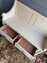 Wooden Entryway Storage Bench with Drawers - Image 4