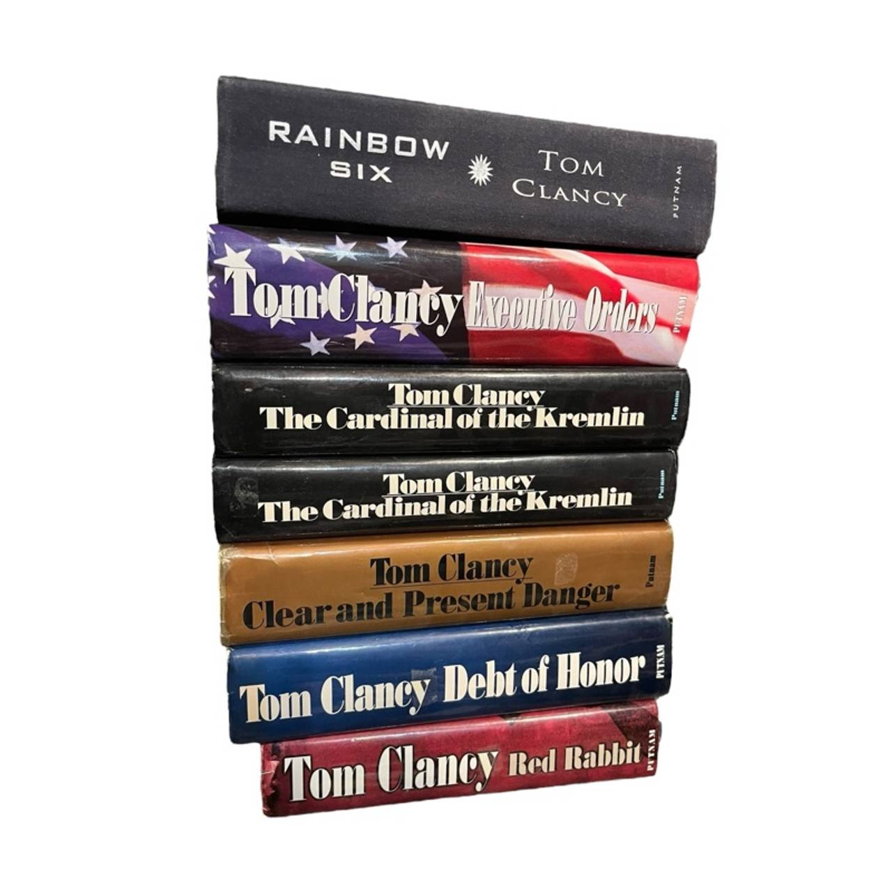Tom Clancy Hardcover Book Lot – Assorted Jack Ryan Novels