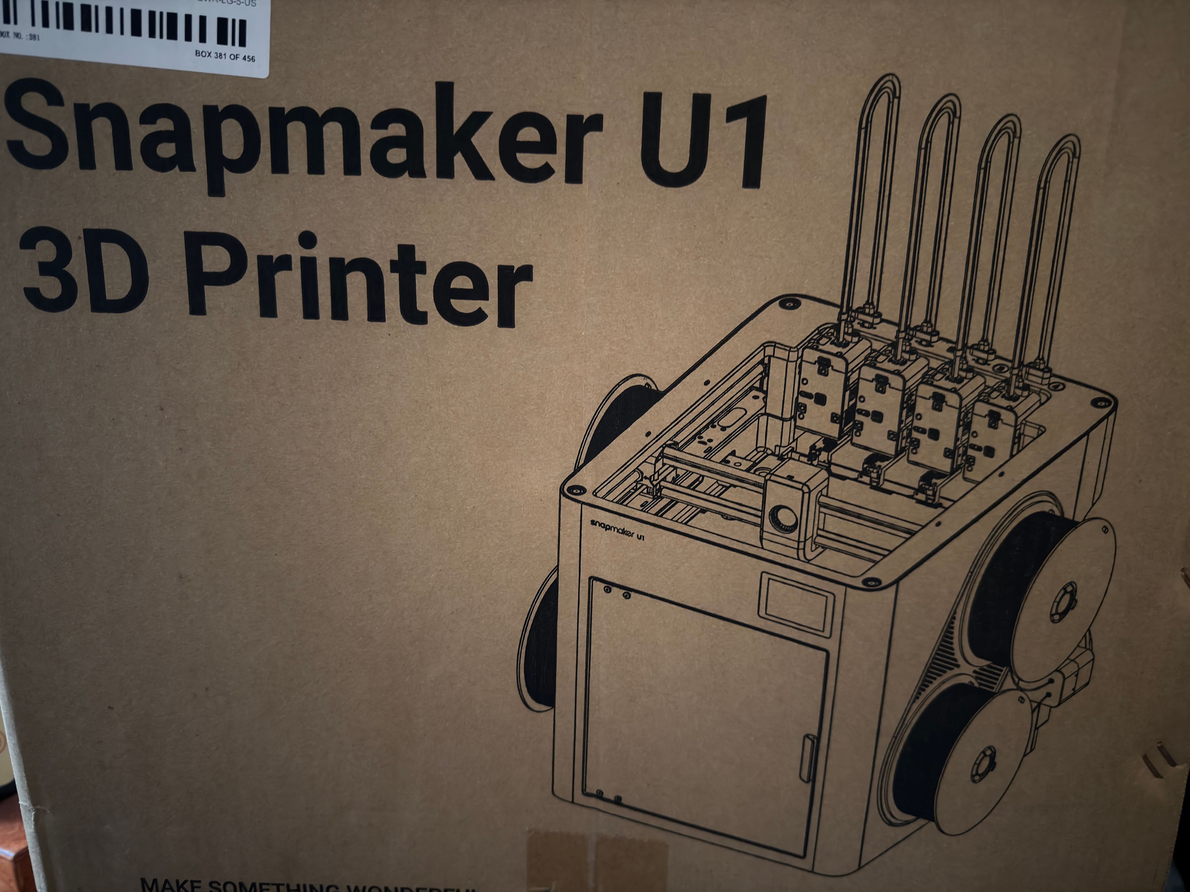 Snapmaker U1 3D Printer with Top Cover
