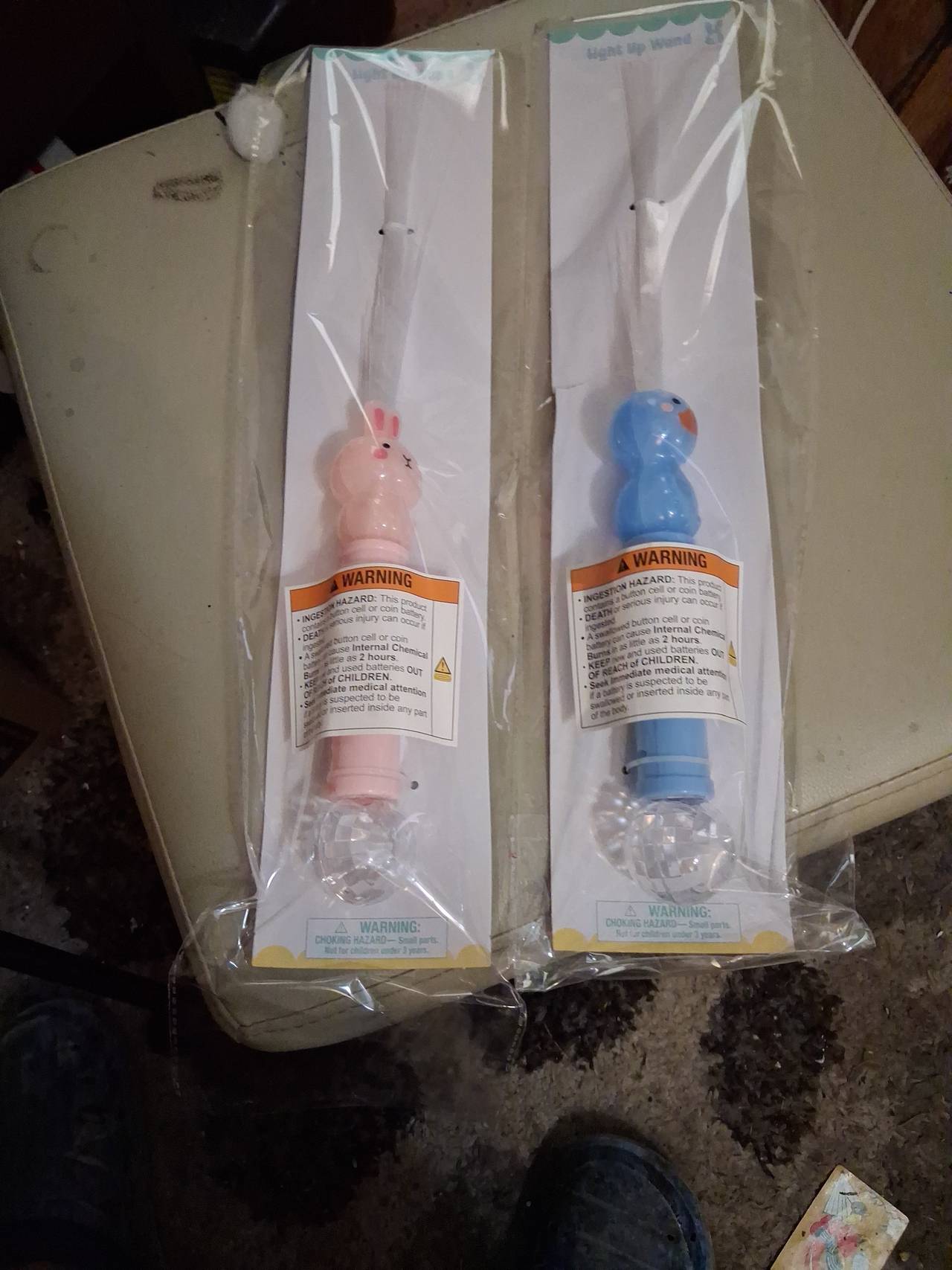 BT21 Light Up Wand Cooky and Koya Set