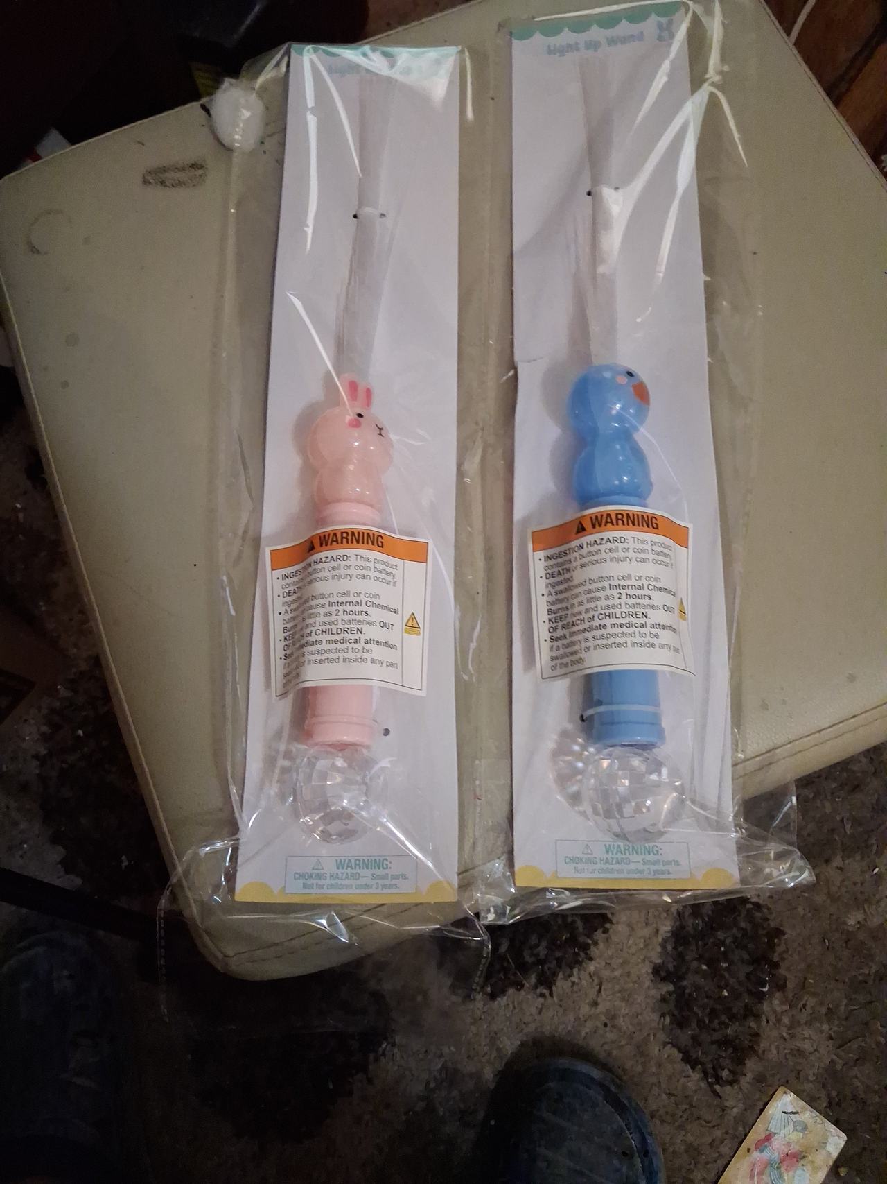 BT21 Light Up Wand Cooky and Koya Set