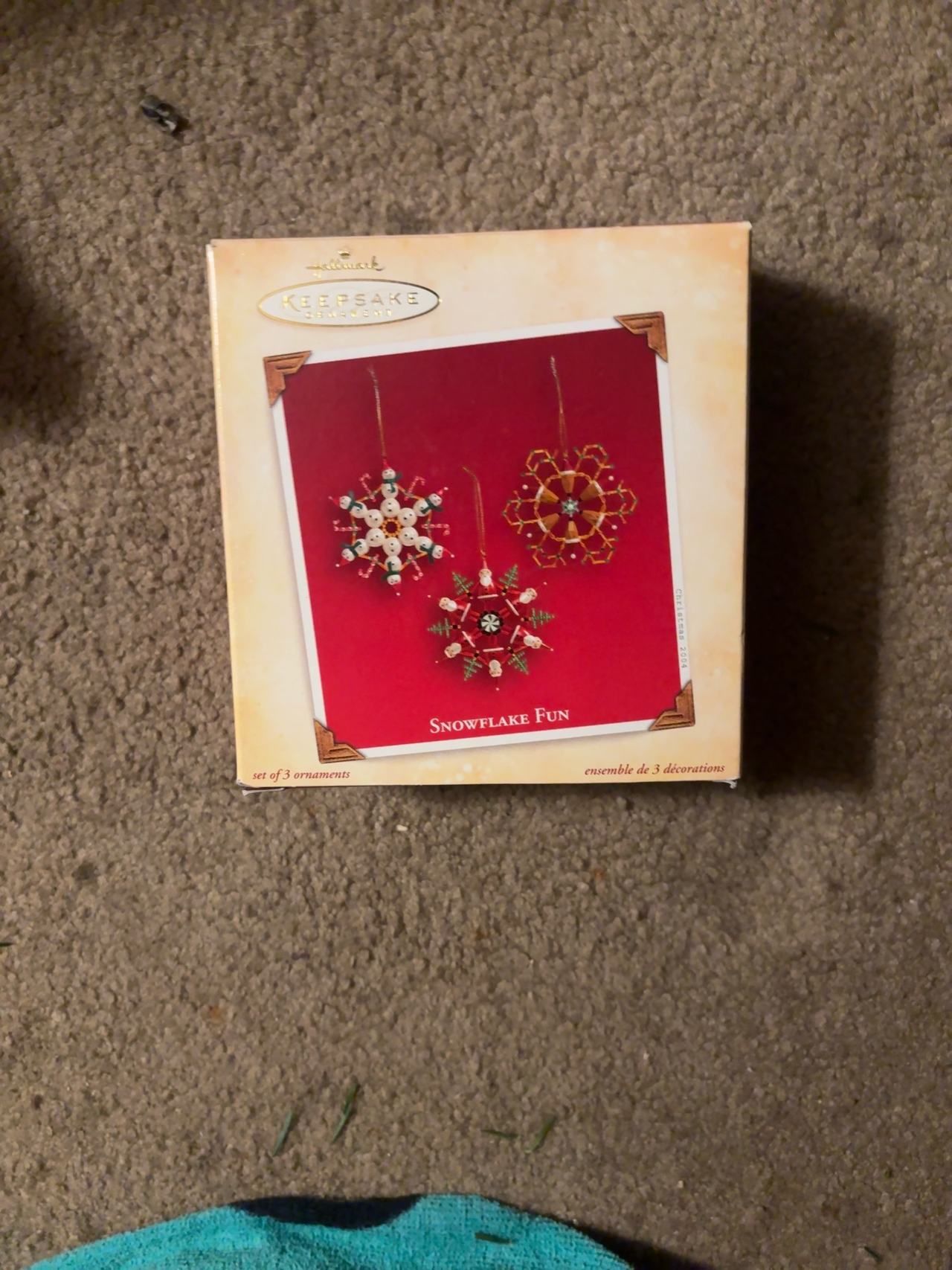 Hallmark Keepsake Snowflake Fun Set of 3 Ornaments