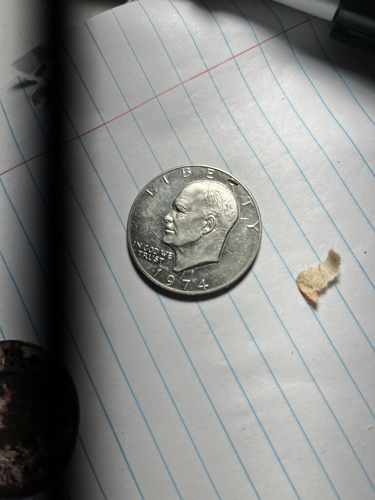 1974 Eisenhower Dollar Coin