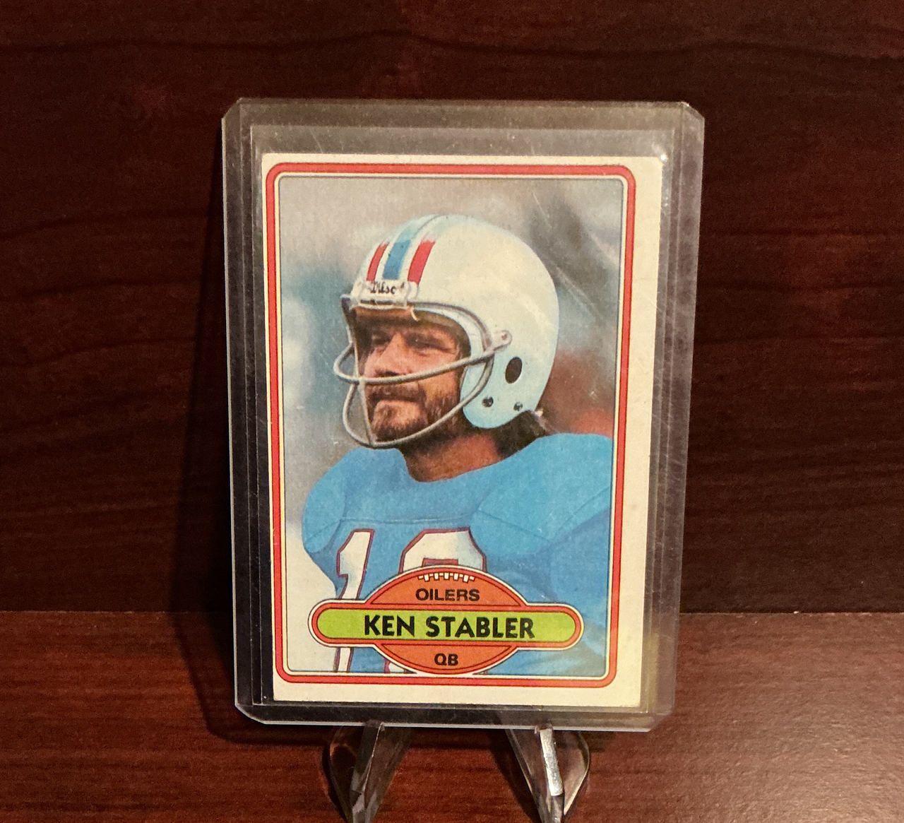 1981 Topps Ken Stabler #380 Houston Oilers