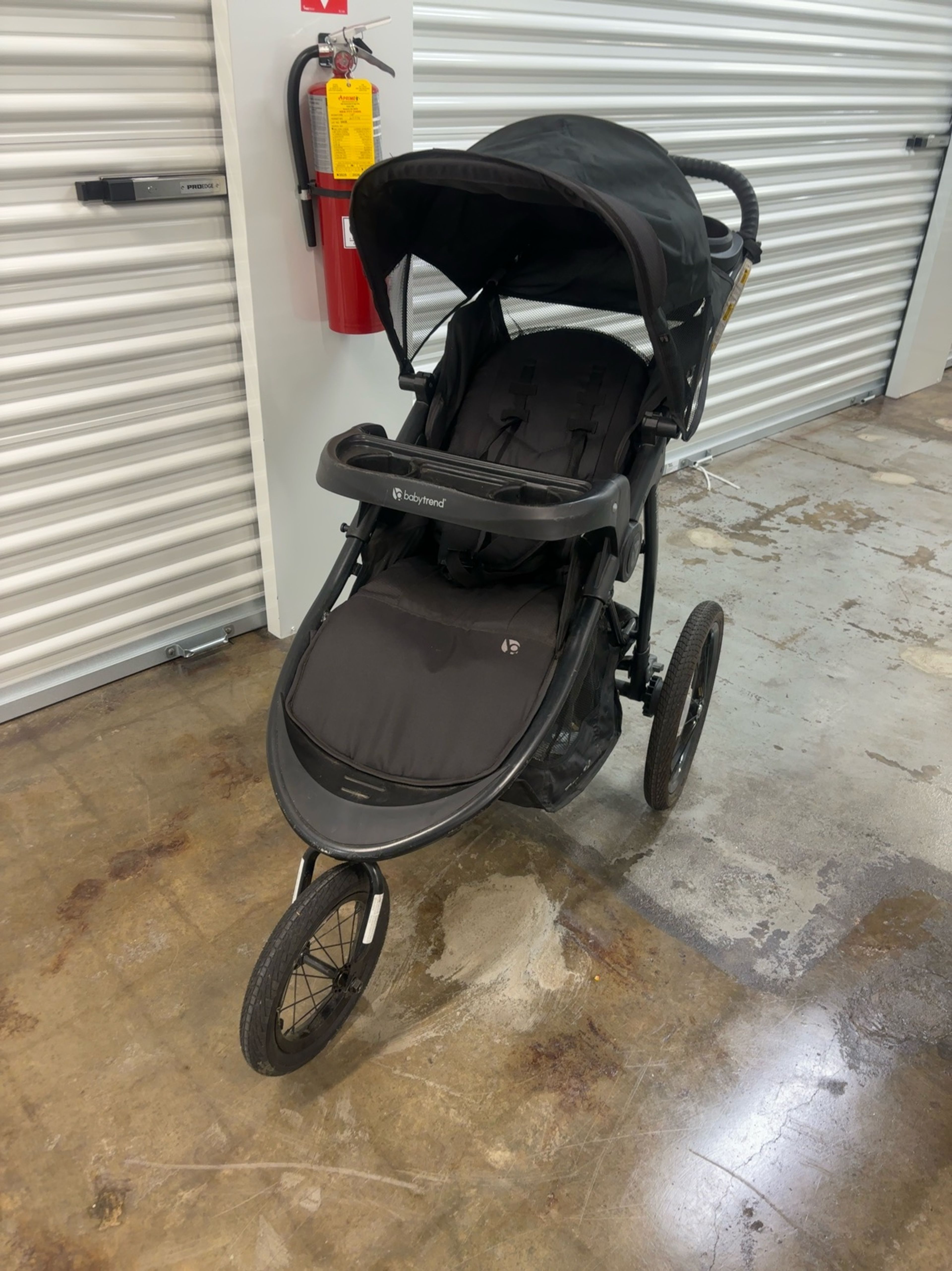 Baby Trend Expedition Race Tec Plus Jogger Stroller Ultra Black