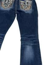 Miss Me Dream Catcher Pocket Embellished Jeans Size 28 - Image 3