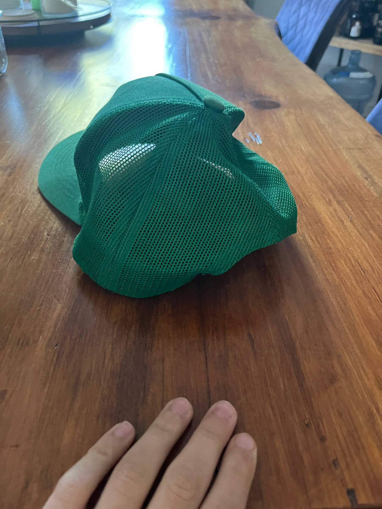 Green Mesh Trucker Hat