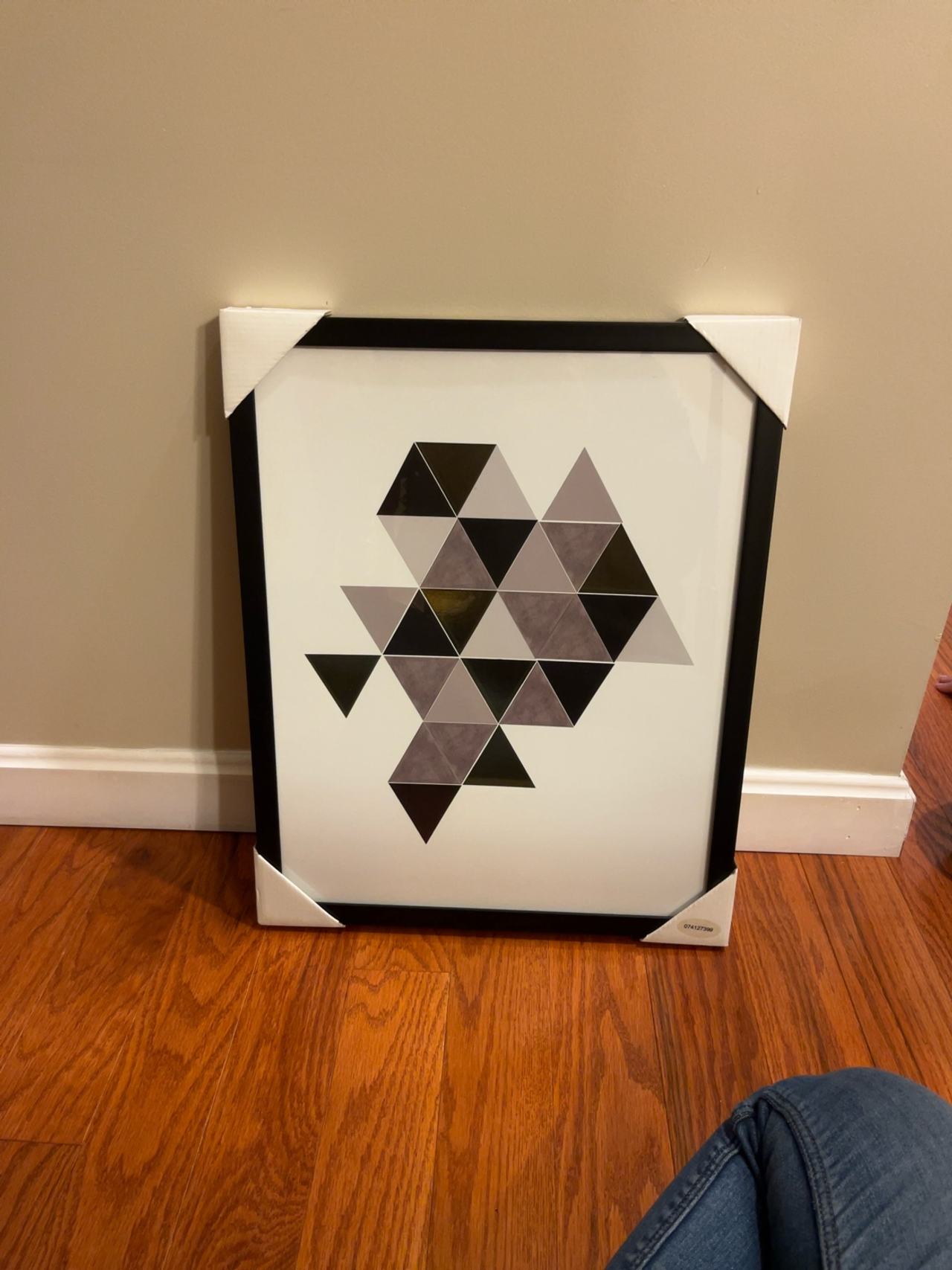 Threshold Triangles In Gold Art - brand new, never used