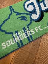Adidas Seattle Sounders FC Green/Blue Scarf - Image 3