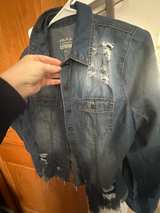 Special A Distressed Denim Shirt Jacket - Image 2