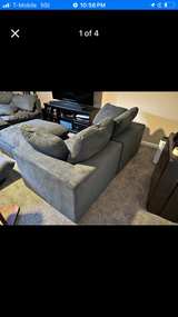 Grey section and Ottoman Set - Image 2