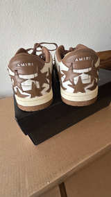 Amiri Stars Low Sneakers White & Brown - Image 4