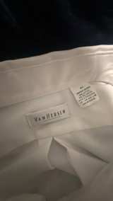 Van Heusen Pinpoint Oxford Dress Shirt White XL - Image 4