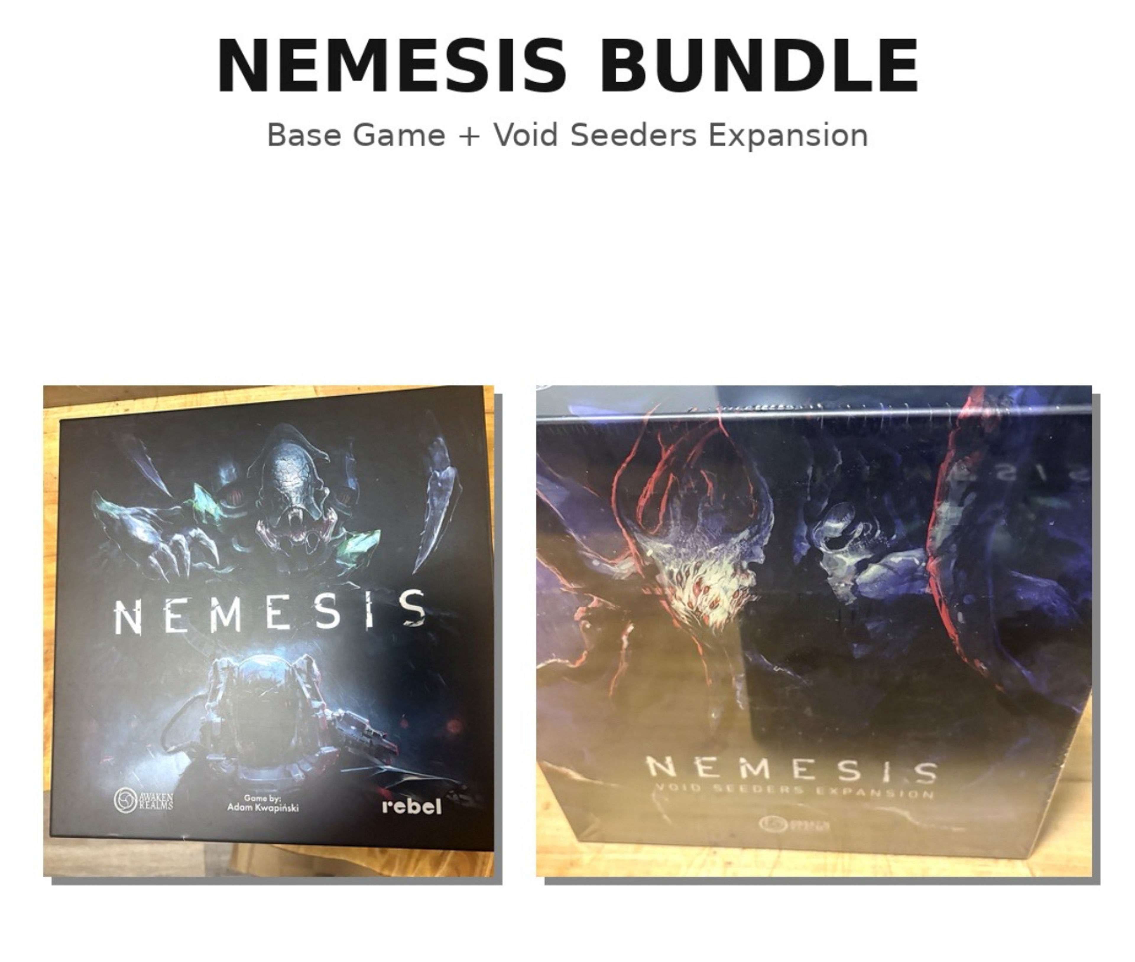 Nemesis Base Game + NEW Void Seeders Expansion (Sealed) - Image 4