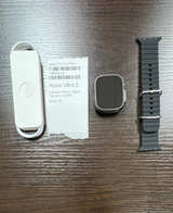 Apple Watch Ultra 2 (GPS + Cellular, 49mm) Black Titanium Case with Black Ocean Band - Image 1