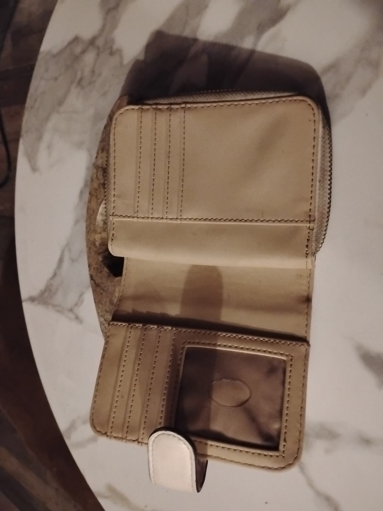 GUESS Logo Monogram Small Zip-Around Wallet