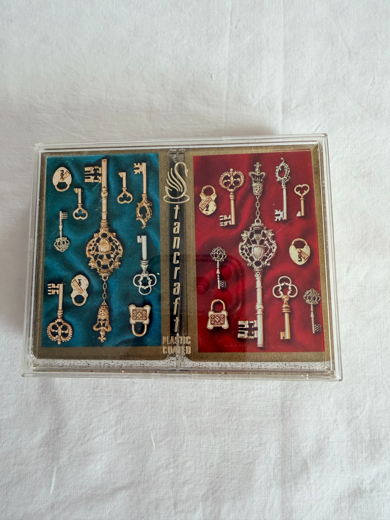 Stancraft Antique Keys Double Deck Playing Cards
