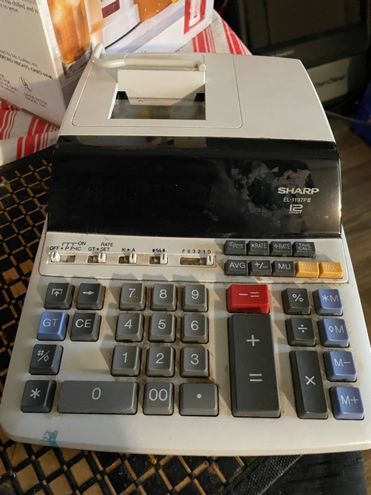 Sharp EL-1197PIII Heavy Duty  Printing Calculator