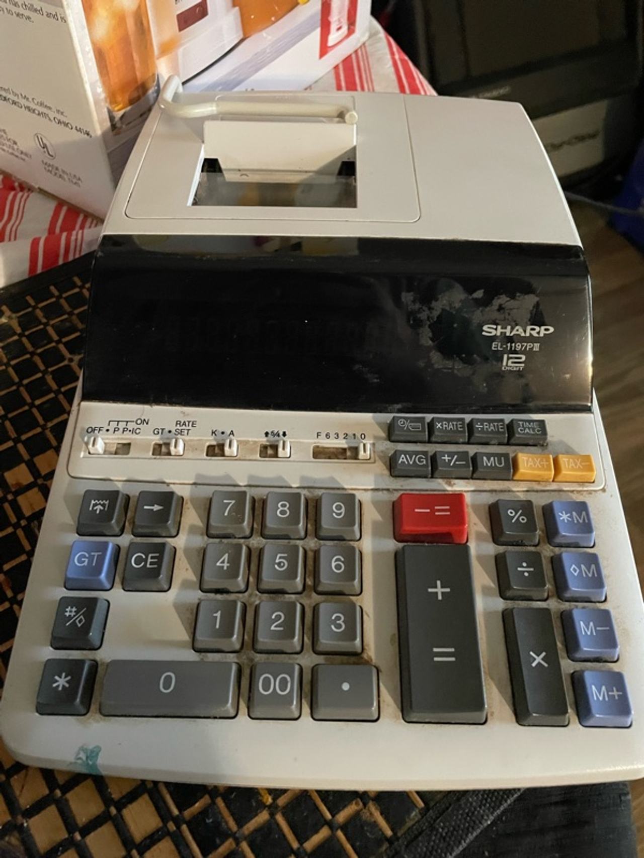 Sharp EL-1197PIII Heavy Duty  Printing Calculator