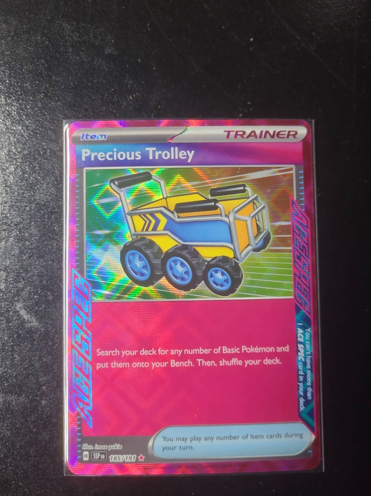 Pokémon TCG Precious Trolley ACE SPEC Stellar Crown 185/191