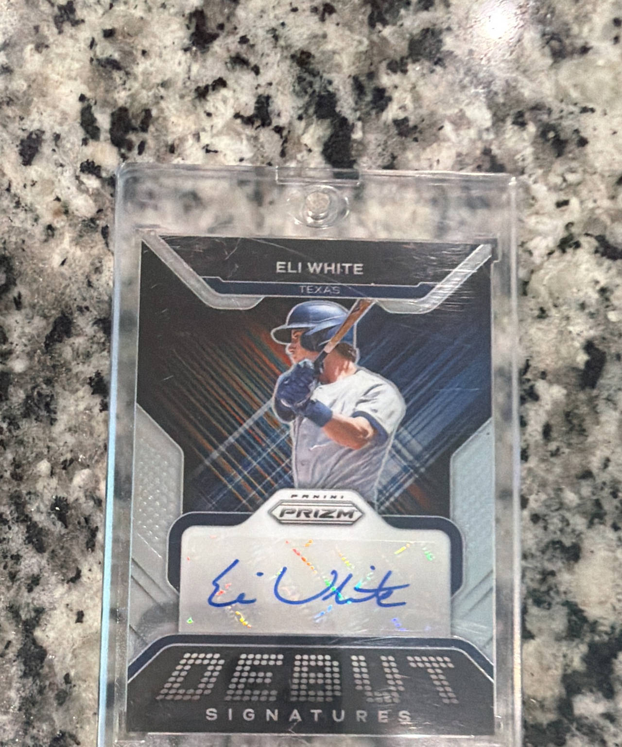 2021 Panini Prizm Eli White Debut Signatures Autograph Card