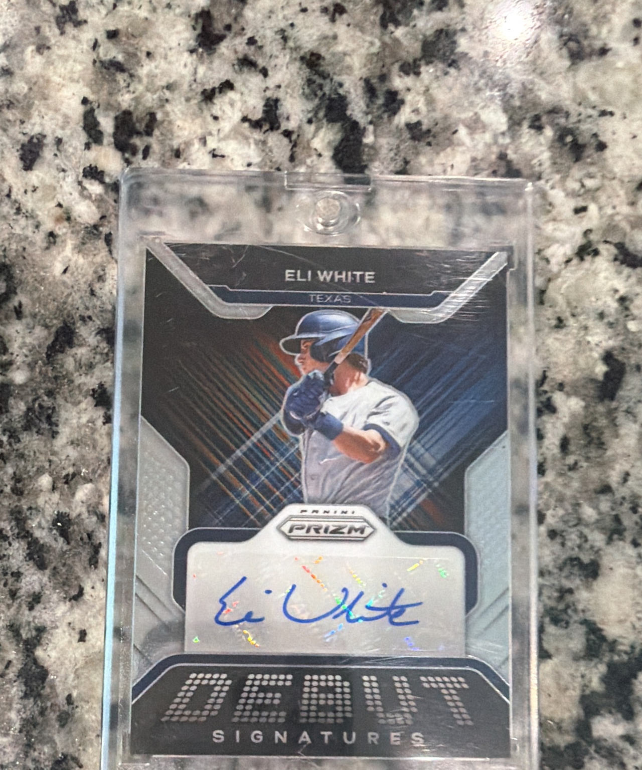 2021 Panini Prizm Eli White Debut Signatures Autograph Card