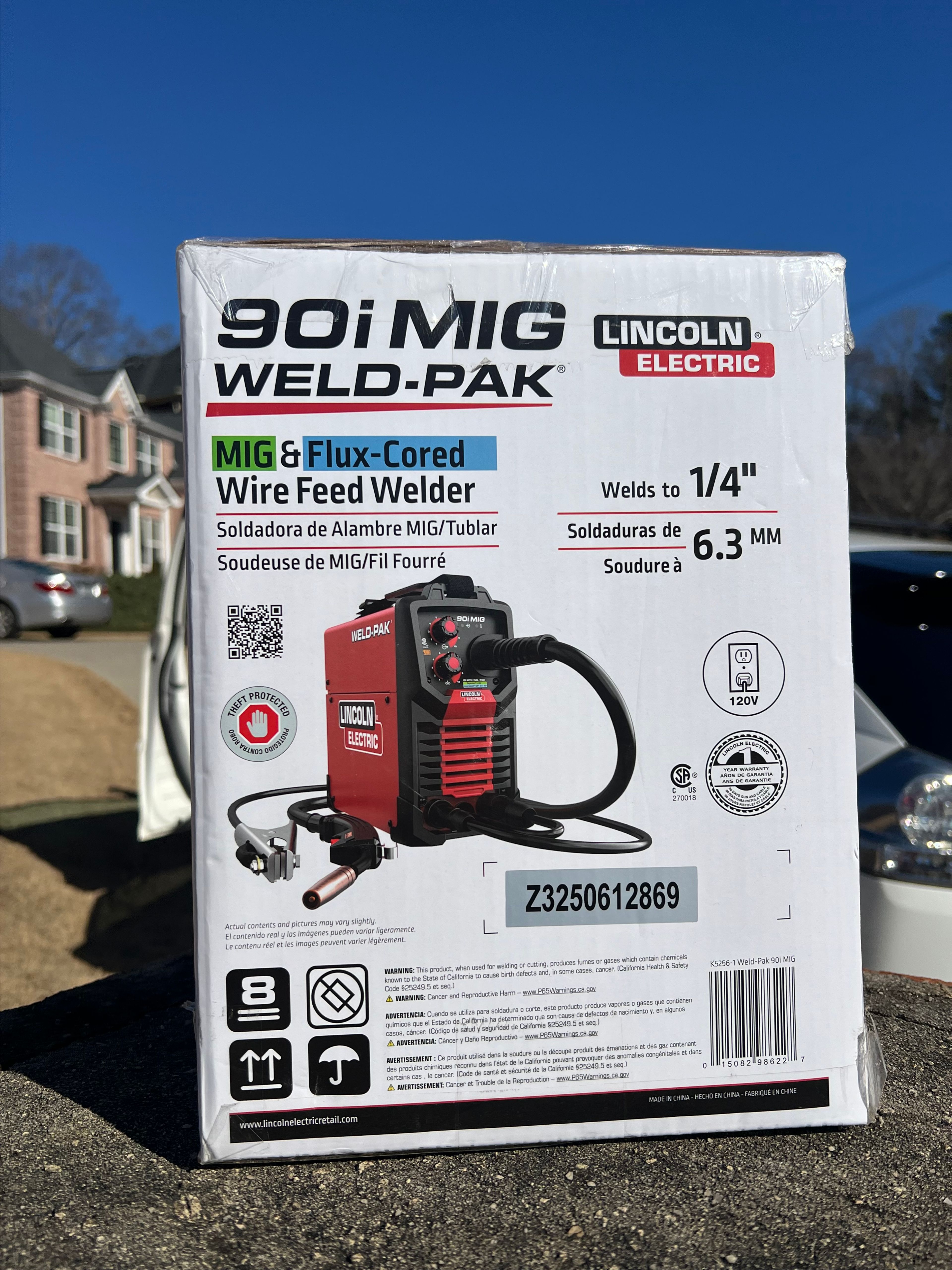 NEW Lincoln 90i MIG Weld-PAK K5256
MIG & Flux-Cored Wire Feed Welder - Image 3