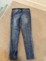 Wit & wisdom stretch skinny jeans with stretch waistband size 4 washed light blu - Image 2