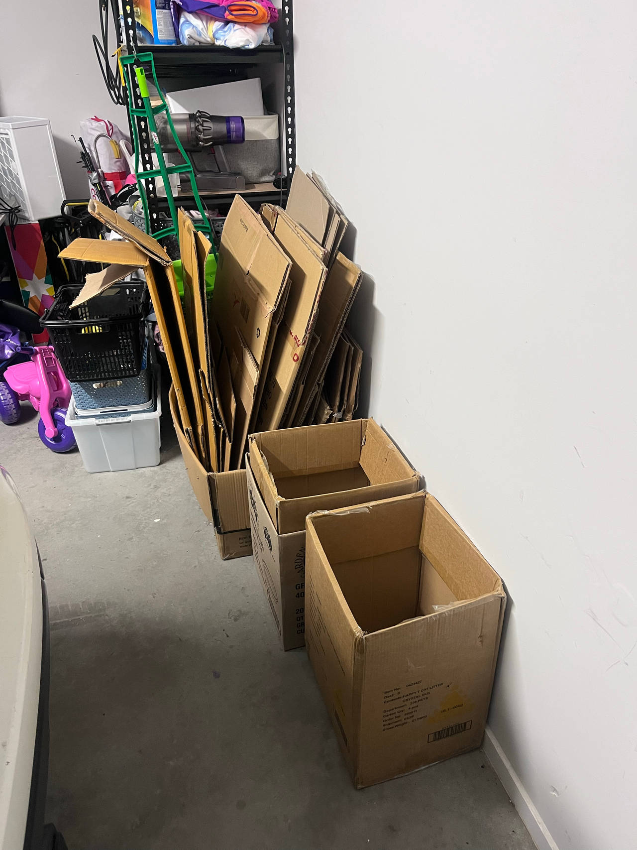 Assorted Cardboard Moving Boxes