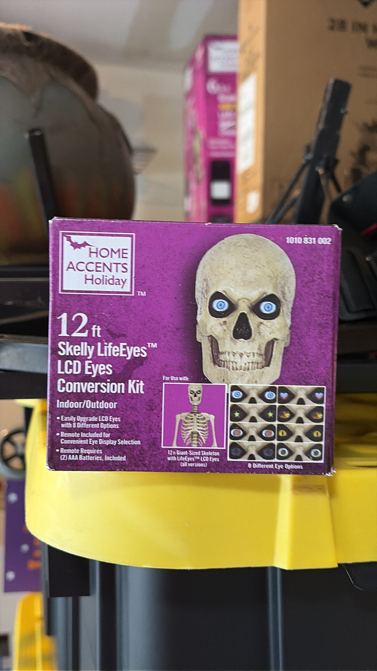 Home Accents Holiday 12 ft. Skelly LifeEyes LCD Eyes Conversion Kit