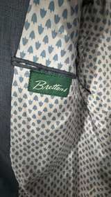 Bretton’s Men's 2-Piece Blue-Grey Suit Hardy Amies London Collection 44R/34x30 - Image 4