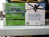 Hunter Mill Creek 52-inch Matte Black Ceiling Fan - Image 4